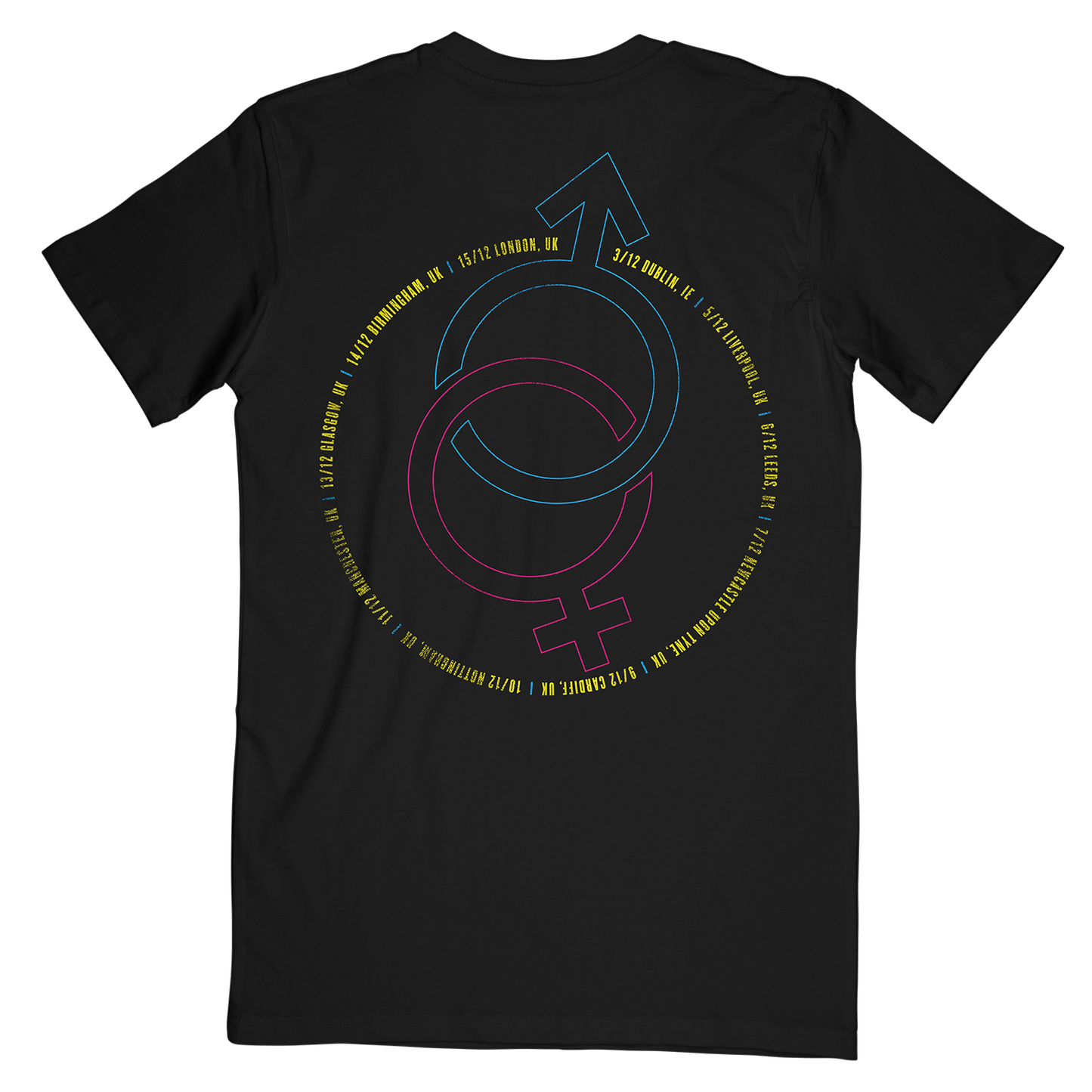 Neon Face 2024 Tour Dateback Tee