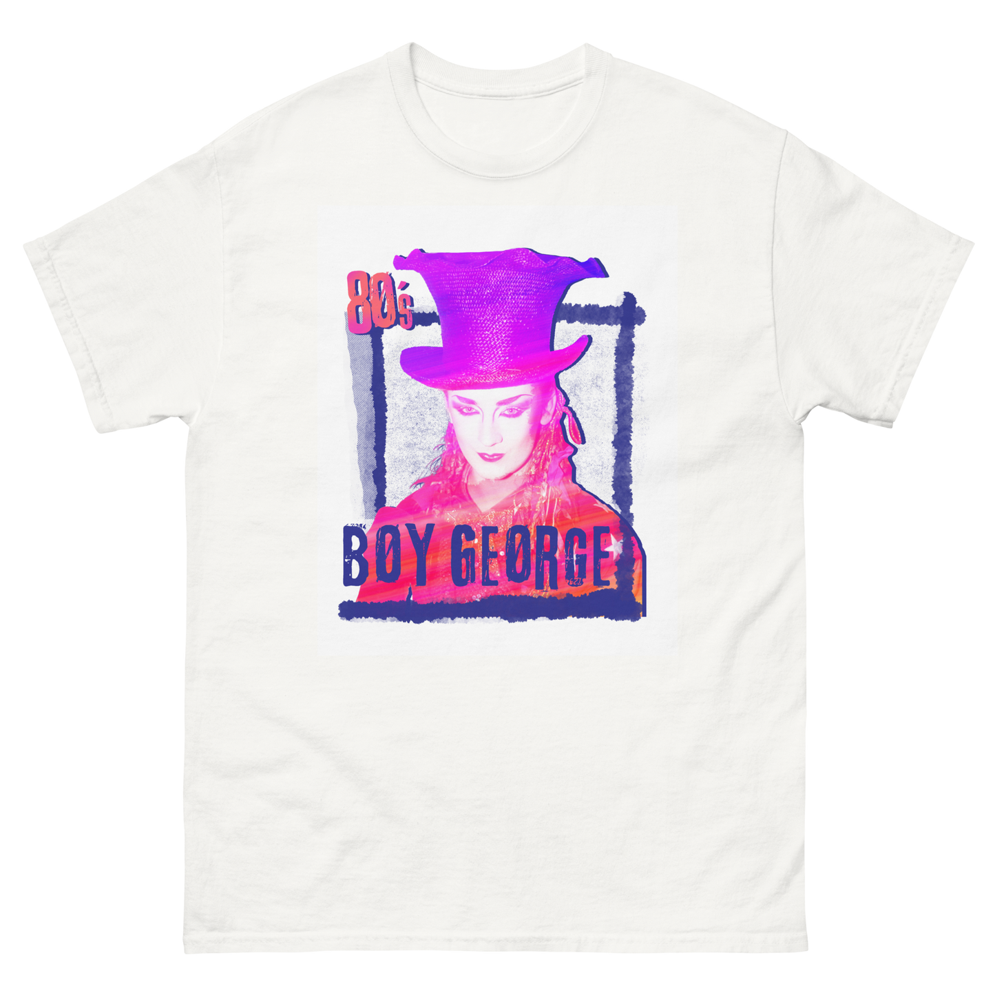 80's Boy George White Tee