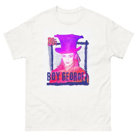 80's Boy George White Tee